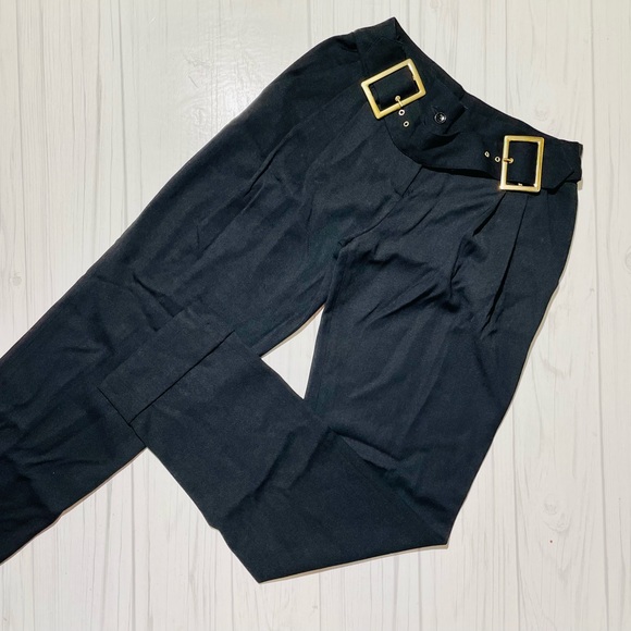 ❣️CLEAROUT❣️ Dolce & Gabbana Cuffed Paper Bag Pants - Picture 3 of 7